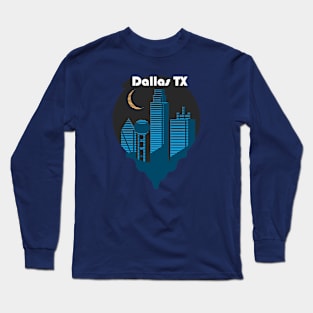 Dallas Texas Neon Long Sleeve T-Shirt